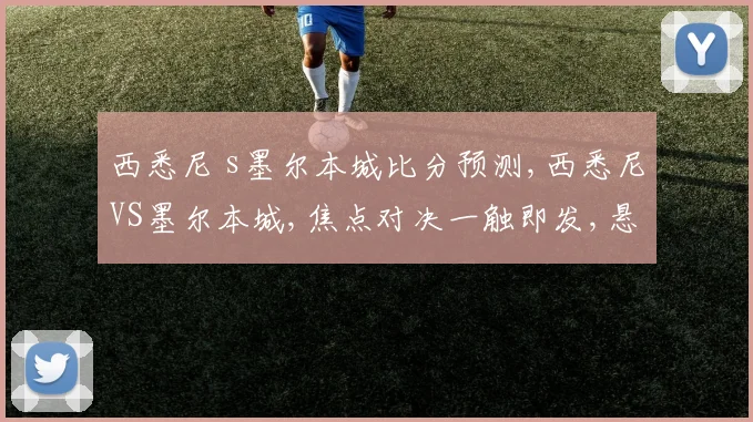 西悉尼 s墨尔本城比分预测,西悉尼VS墨尔本城,焦点对决一触即发,悬念重重